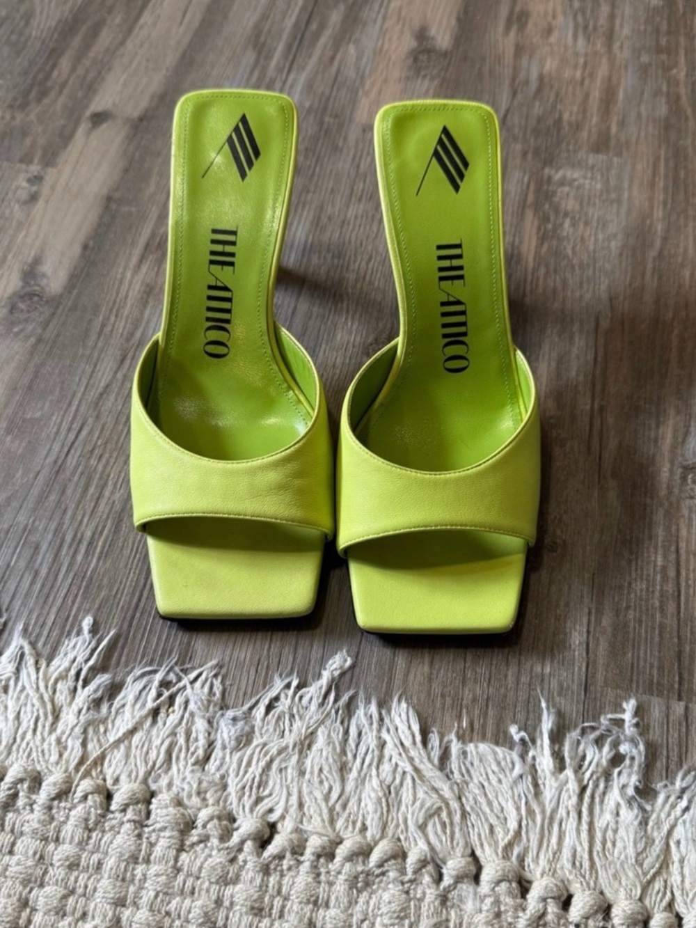 The Attico Anais Leather Mules